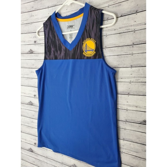 NBA UNK ST Golden State Warriors V Neck Jersey Blue Size Large - Picture 4 of 8